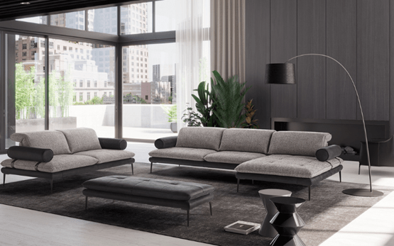 salon design gris
