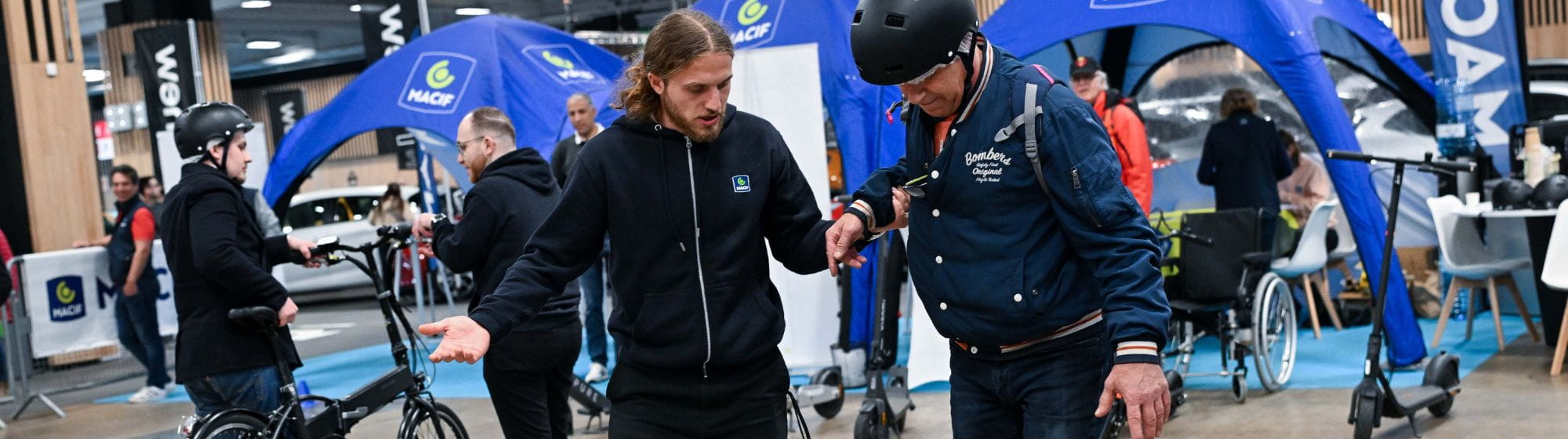 Pratique de mobilité douce sur Foire de Paris