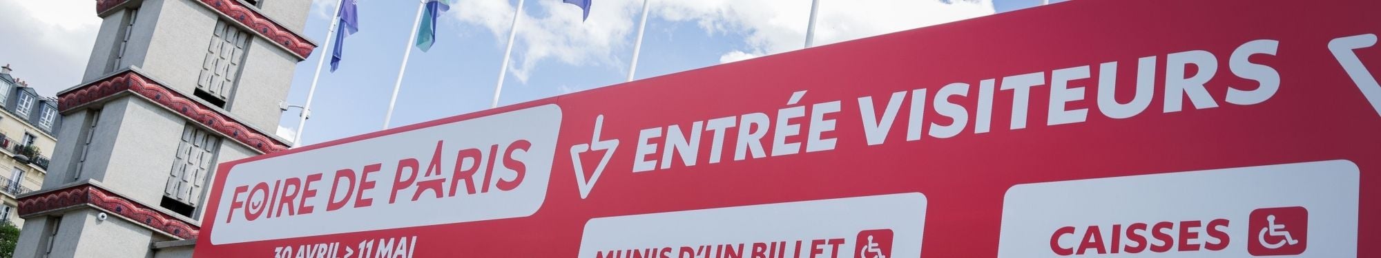 affichage entrée des caisses