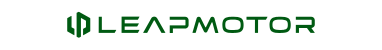 logo leapmotor en vert sur fond blanc