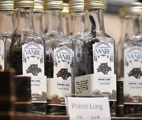 Bouteilles en verre de poivre noir