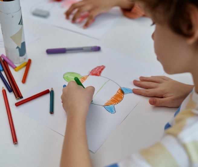Coloriage sur foire de Paris