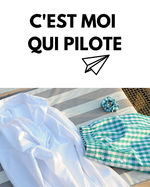 Logo et produit C'est moi qui pilote