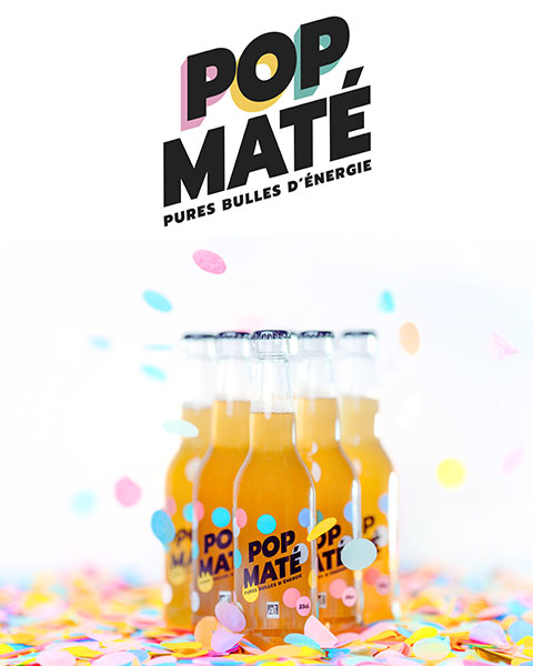 Logo et produit POP Maté