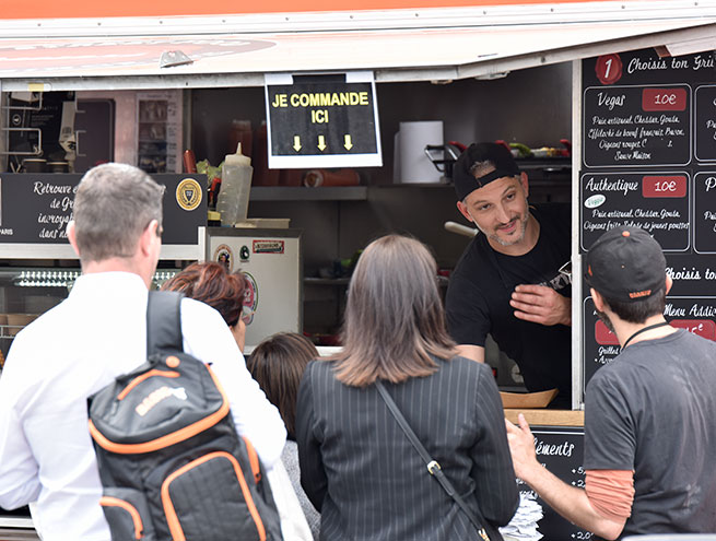 Vendeur foodtruck Foire de Paris 