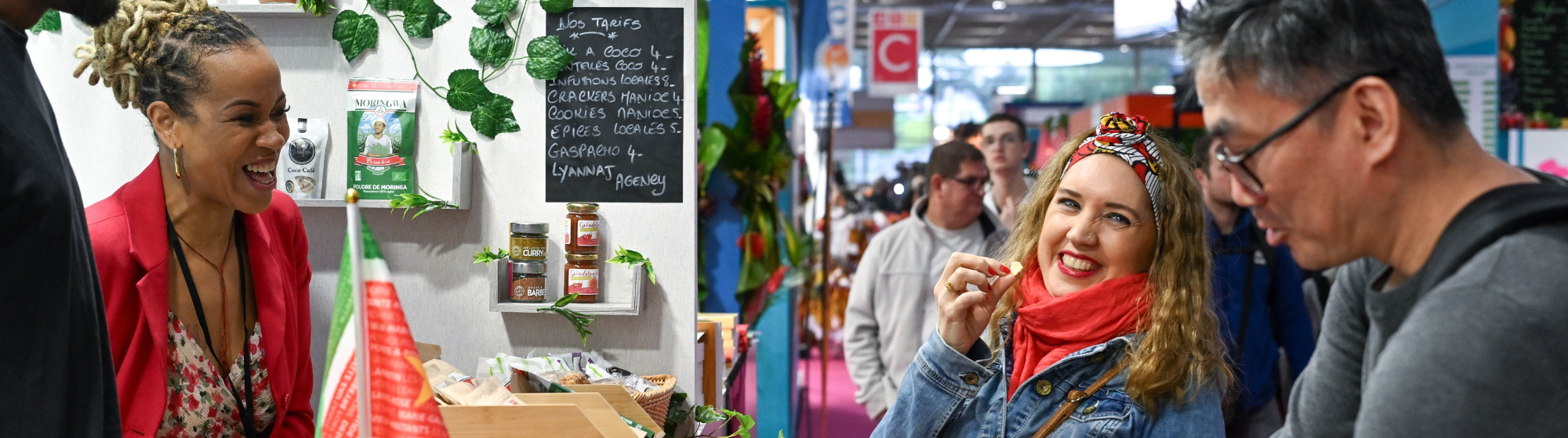 Visiteurs et exposants sur Foire de Paris