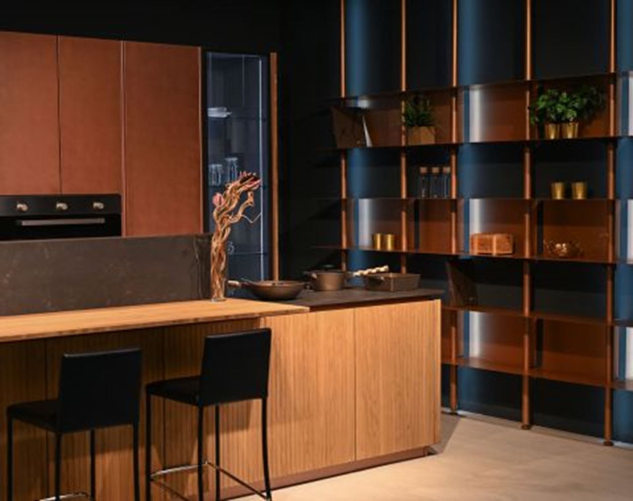 aménagement cuisine ouverte sur salon - foire de paris